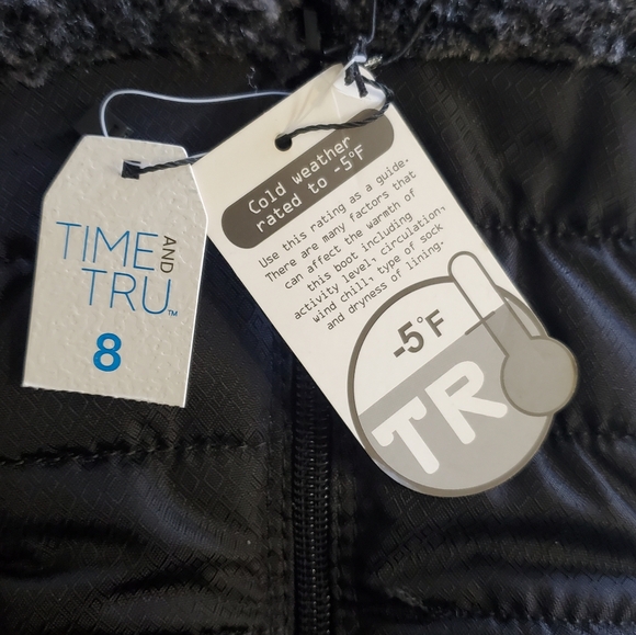 NWT Time and Tru Women's Winter Boots Size 8 - Picture 3 of 11